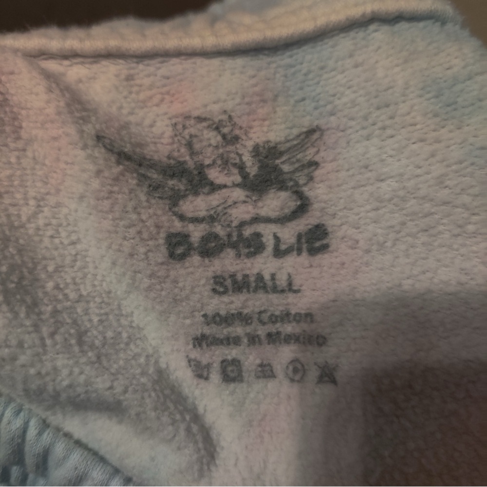 Boys Lie Pastel Tie-Dye Sweat Shorts Get Lucky Cupid’s Bowling Lanes Fleece - Picture 5 of 6